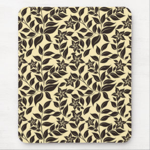 Tapis De Souris Motif de feuilles florales-23756
