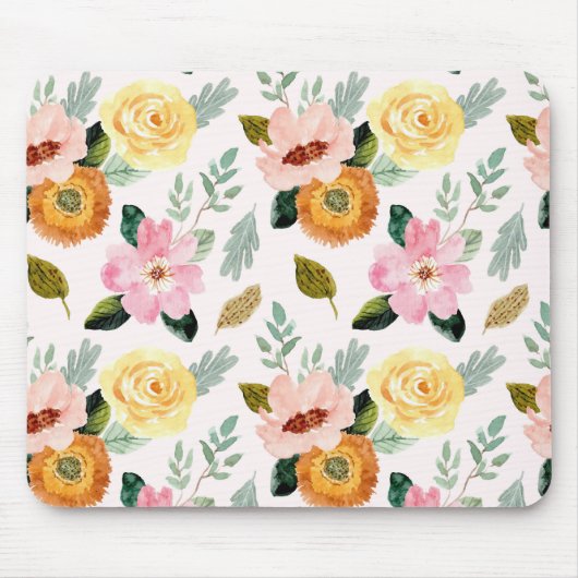 Tapis De Souris motif de fleurs (Devant)