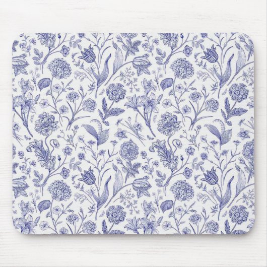 Tapis De Souris Motif de fleurs (Devant)