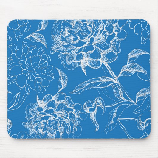 Tapis De Souris Motif de fleurs (Devant)