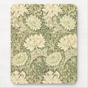 Tapis De Souris Motif de fleurs de Chrysanthemum (par William Morr