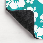 Tapis De Souris Motif de fleurs d'Hibiscus (Coin)