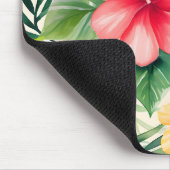 Tapis De Souris Motif de fleurs d'hibiscus tropicaux (Coin)