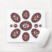 Tapis De Souris Motif de fleurs Mandala (Avec souris)