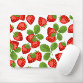 Tapis De Souris Motif de fraises (Avec souris)
