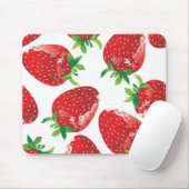 Tapis De Souris Motif de fraises (Avec souris)