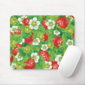 Tapis De Souris Motif de fraises (Avec souris)