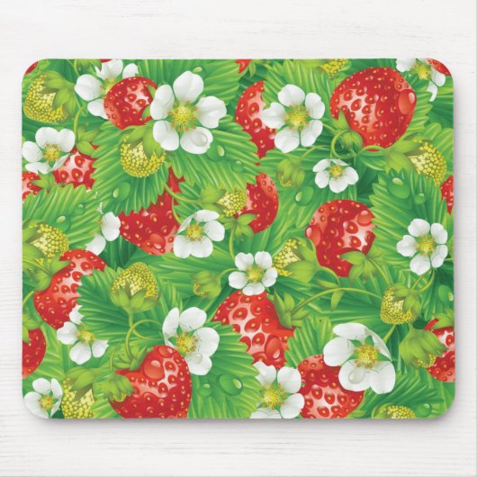 Tapis De Souris Motif de fraises (Devant)