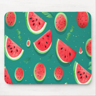 Tapis De Souris Motif de fruits avec pastèque