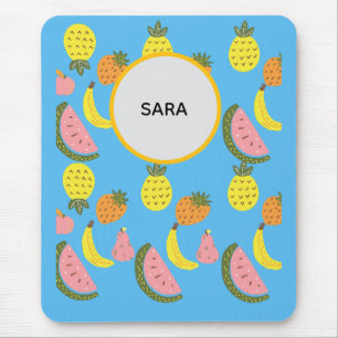 Tapis De Souris Motif de fruits d'été éclatants