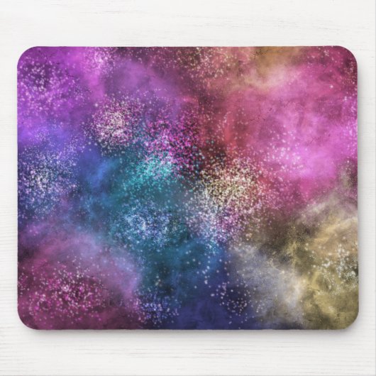 Tapis De Souris Motif de galaxie coloré (Devant)
