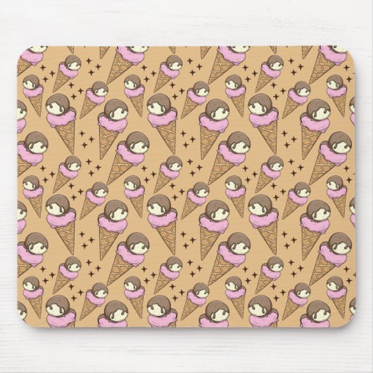 Tapis De Souris Motif de glace | Motif de sucettes | sucette 27 (Devant)