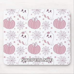 Tapis De Souris Motif de Halloween pastel goth doux