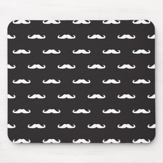 Tapis De Souris Motif de hippie de moustache (Devant)
