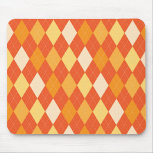 Tapis De Souris Motif de Jacquard orange
