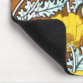Tapis De Souris Motif de jolis pavots jaunes Art Nouveau (Coin)
