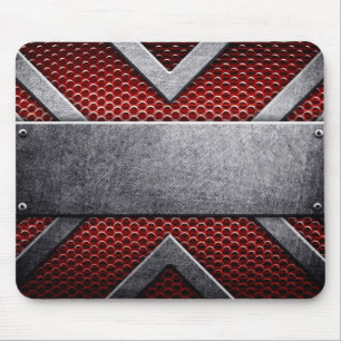 Tapis De Souris Motif de la plaque de métal