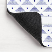Tapis De Souris Motif de la pyramide bleue (Coin)