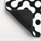 Tapis De Souris Motif de labyrinthe noir (Coin)