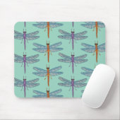 Tapis De Souris Motif de libellule (Avec souris)