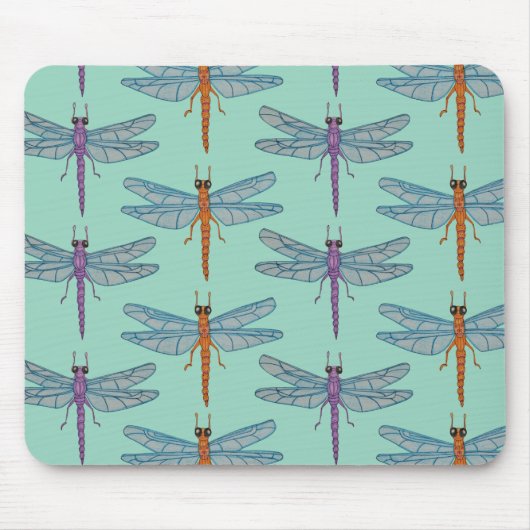 Tapis De Souris Motif de libellule (Devant)