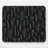Tapis De Souris Motif de ligne Art Eucalyptus (Devant)