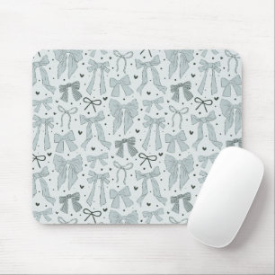 Tapis De Souris Motif de lignes bleues Whimsical