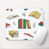 Tapis De Souris Motif de livre (Avec souris)