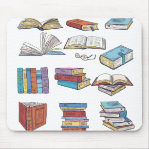 Tapis De Souris Motif de livre