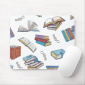 Tapis De Souris Motif de livre (Avec souris)