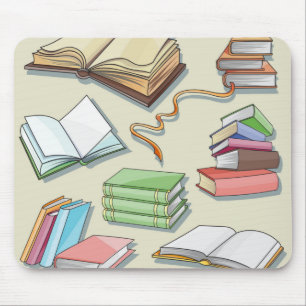 Tapis De Souris Motif de livre