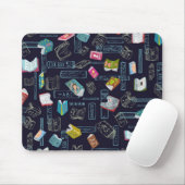 Tapis De Souris Motif de livre (Avec souris)