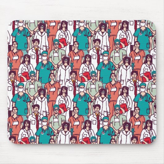 Tapis De Souris Motif de médecin et de chirurgien (Devant)
