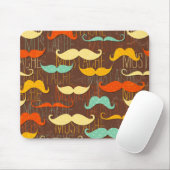 Tapis De Souris Motif de moustache (Avec souris)