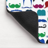 Tapis De Souris Motif de moustache de moustache rétro (Coin)