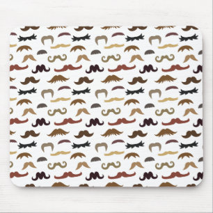 Tapis De Souris Motif de moustaches colorées et cool