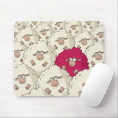 Tapis De Souris Motif de moutons (Avec souris)