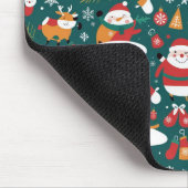 Tapis De Souris Motif de Noël à carreaux (Coin)