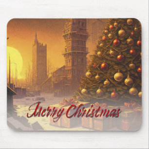 Tapis De Souris Motif de Noël apocalyptique, avec Présentations