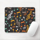 Tapis De Souris motif de note de musique (Avec souris)