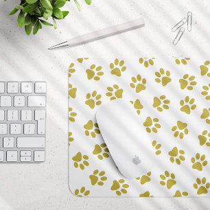 Tapis De Souris Motif De Pailles, Pailles De Chien, Pâtes D'Or