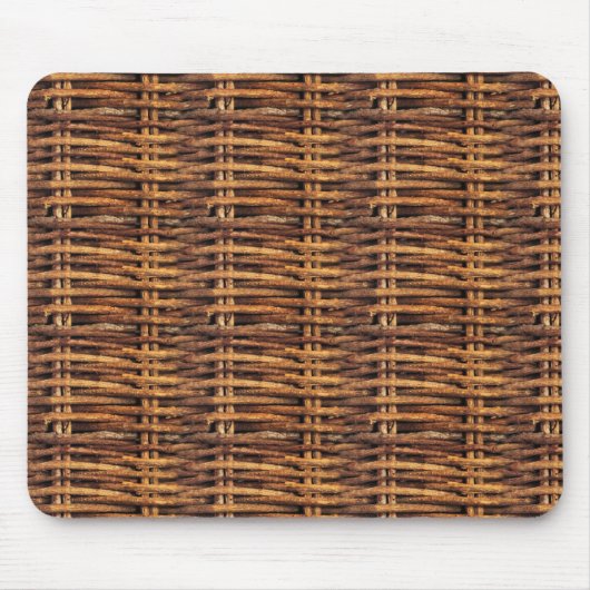 Tapis De Souris Motif de panier d'osier (Devant)