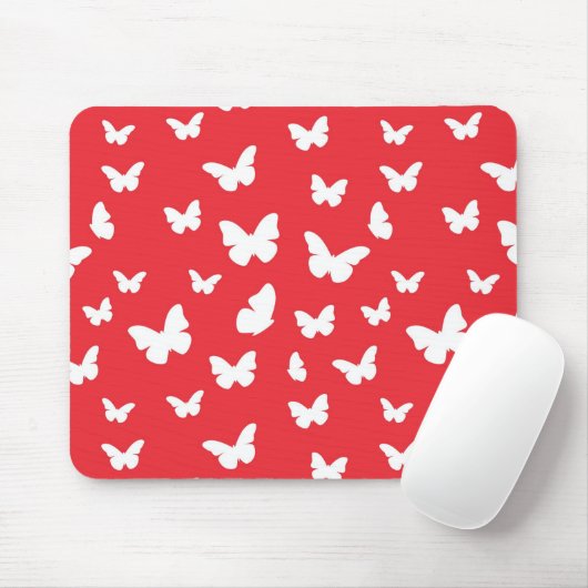 Tapis De Souris Motif de papillon (Avec souris)
