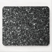 Tapis De Souris motif de parties scintillant noir (Devant)