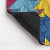 Tapis De Souris Motif de patchwork à pinwheeler (Coin)
