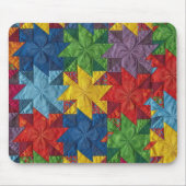 Tapis De Souris Motif de patchwork à pinwheeler (Devant)