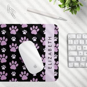 Tapis De Souris Motif De Pâtes, Pailles Lilac, Pâtes De Chien, Vot