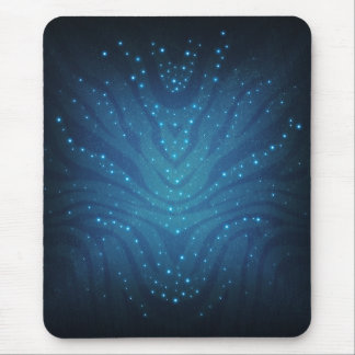 Tapis De Souris Motif de peau d'alien bleu bioluminescent - Avatar