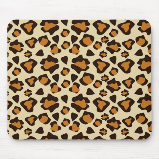 Tapis De Souris Motif de peau de guépard (Devant)