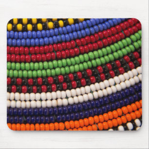 Tapis De Souris Motif de perles tribales Massai
